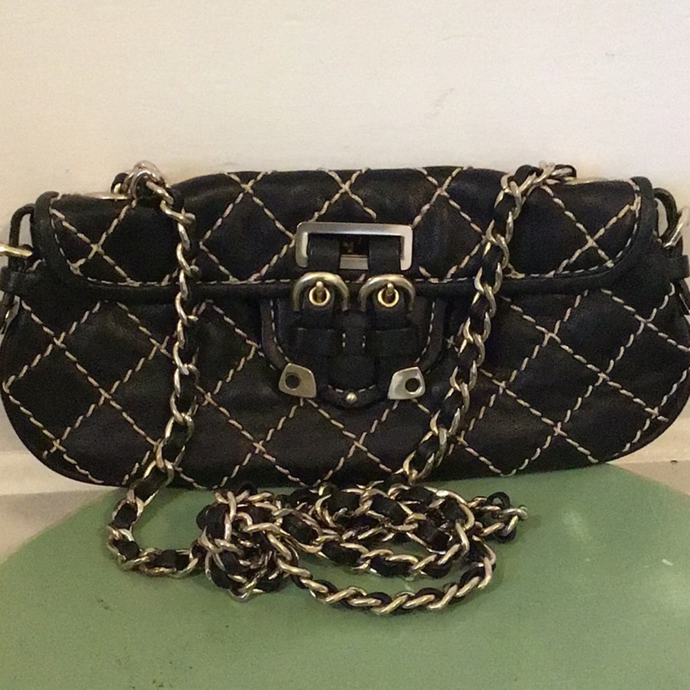Juicy Couture leather crossbody with chain strap